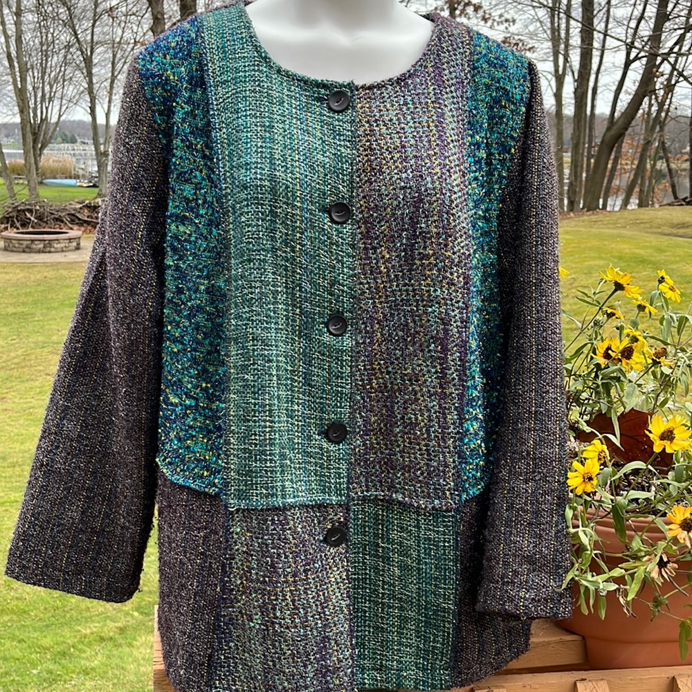 White Stag vtg exciting woven-look jacket 18W-20W